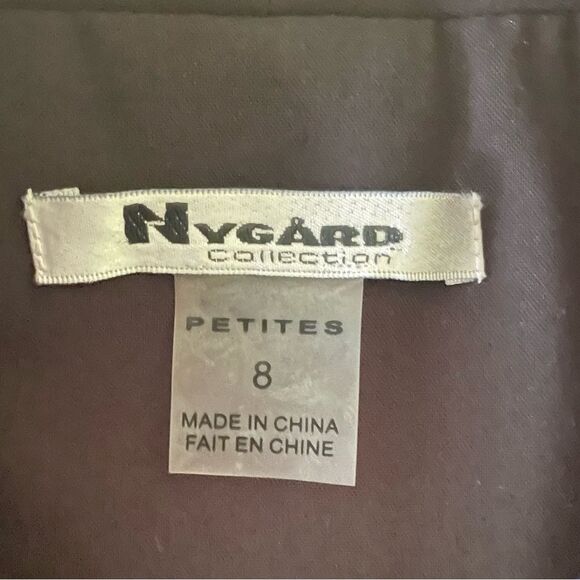 Nygard Collection Basic Black Lined Blazer Suit Jacket Women's Size 8P - Picture 5 of 7